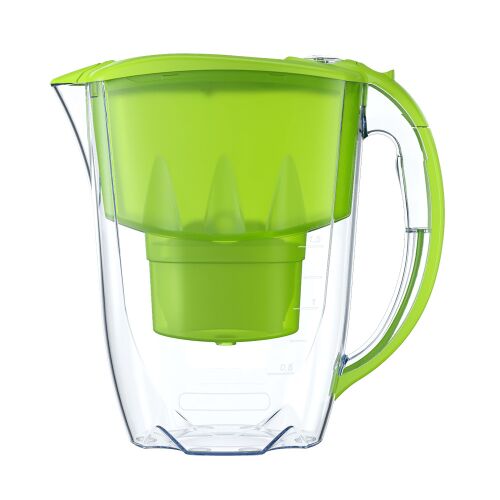 Dzbanek filtrujący wodę Aquaphor Jasper, 2.8L, jasnozielony. Usuwa chlor, rdzę i ołów.