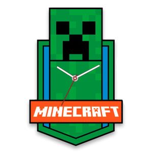 Minecraft Creeper zöld falióra - Elölnézet - Lakberendezés
