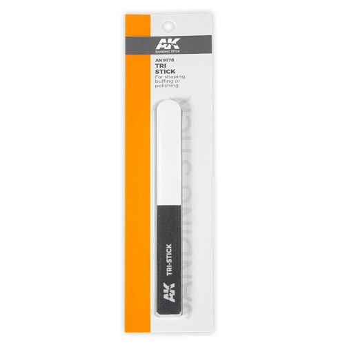 AK Interactive Háromoldalú Csiszoló Stift (Tri-STICK) - Makettépítéshez 138812026
