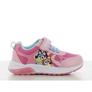 DISNEY Bluey adidași sport roz cu LED pentru copii, vedere laterală - Pantofi pentru copii