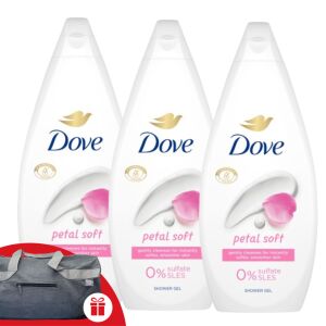 Dove Petal Soft Крем душ гел 450ml с безплатна спортна чанта Dove - Dove
