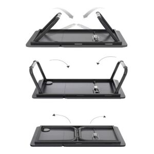 Herum faltbarer Laptoptisch Faltschritte, tragbarer Laptoptisch - Laptopständer