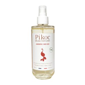 Освежител за въздух Pikoc за стая или текстил, цвят Ambre Beige, нотки на бадем, ванилия и кокос, съдържа натурални съставки, нетоксичен, хипоалергенен,... 138818684 - Спрей за освежаване на въздуха