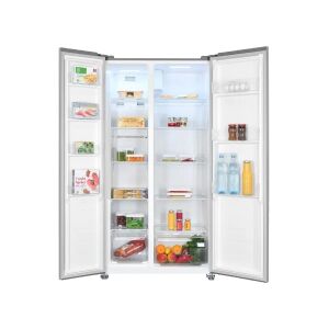 Exquisite side by side hűtőszekrény belső tere élelmiszerekkel - Side by side hűtőszekrény