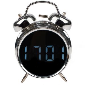 IZOXIS Retro Digitális Ébresztőóra - Csendes, Hangvezérléses