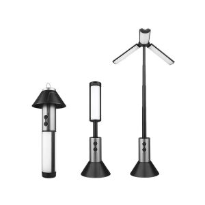 Teleskopická LED kempingová lampa s baterkou a nastaviteľnými krídlami - Šport a voľný čas