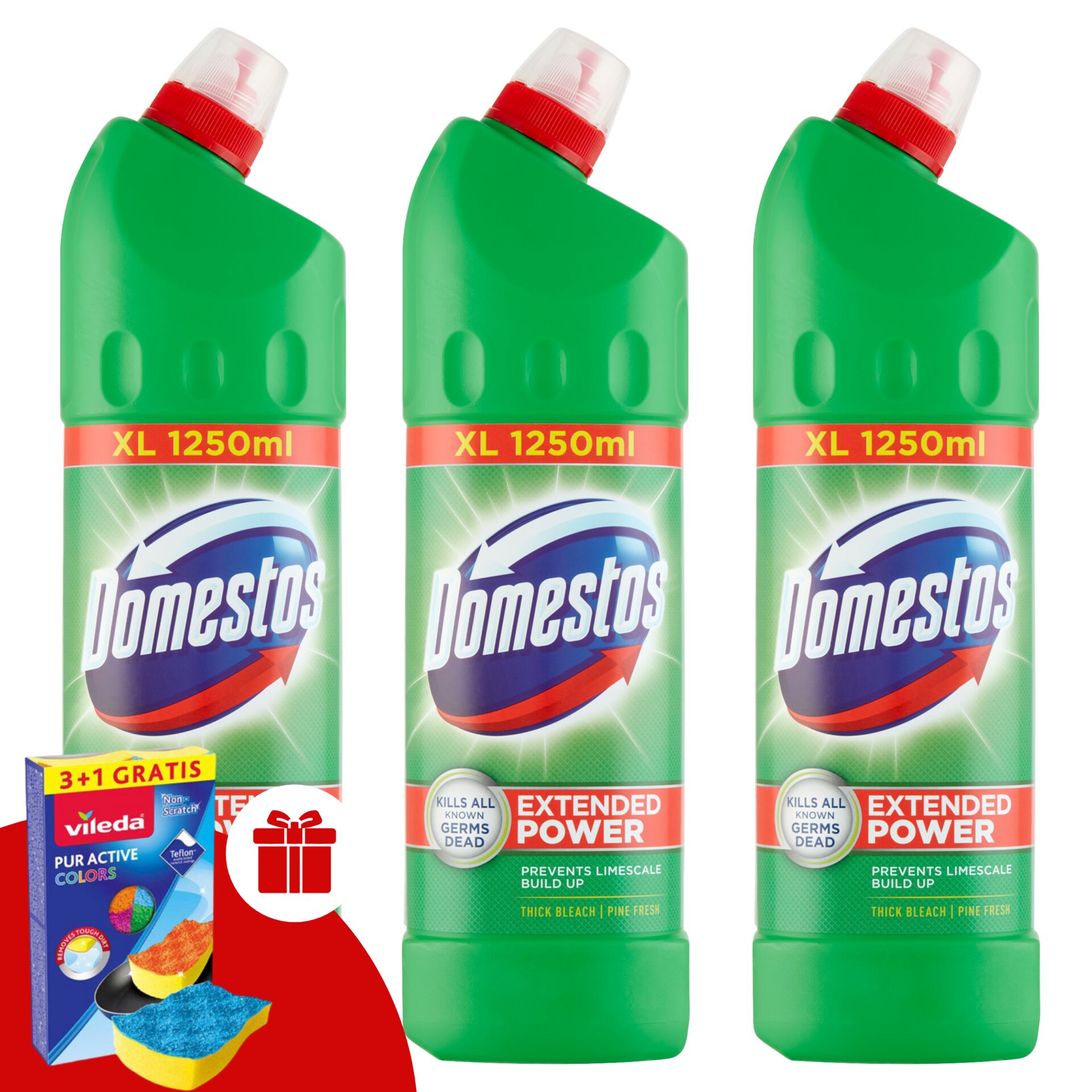 E-shop Domestos Extended Power Pine Fresh Hustý dezinfekčný čistiaci pro...