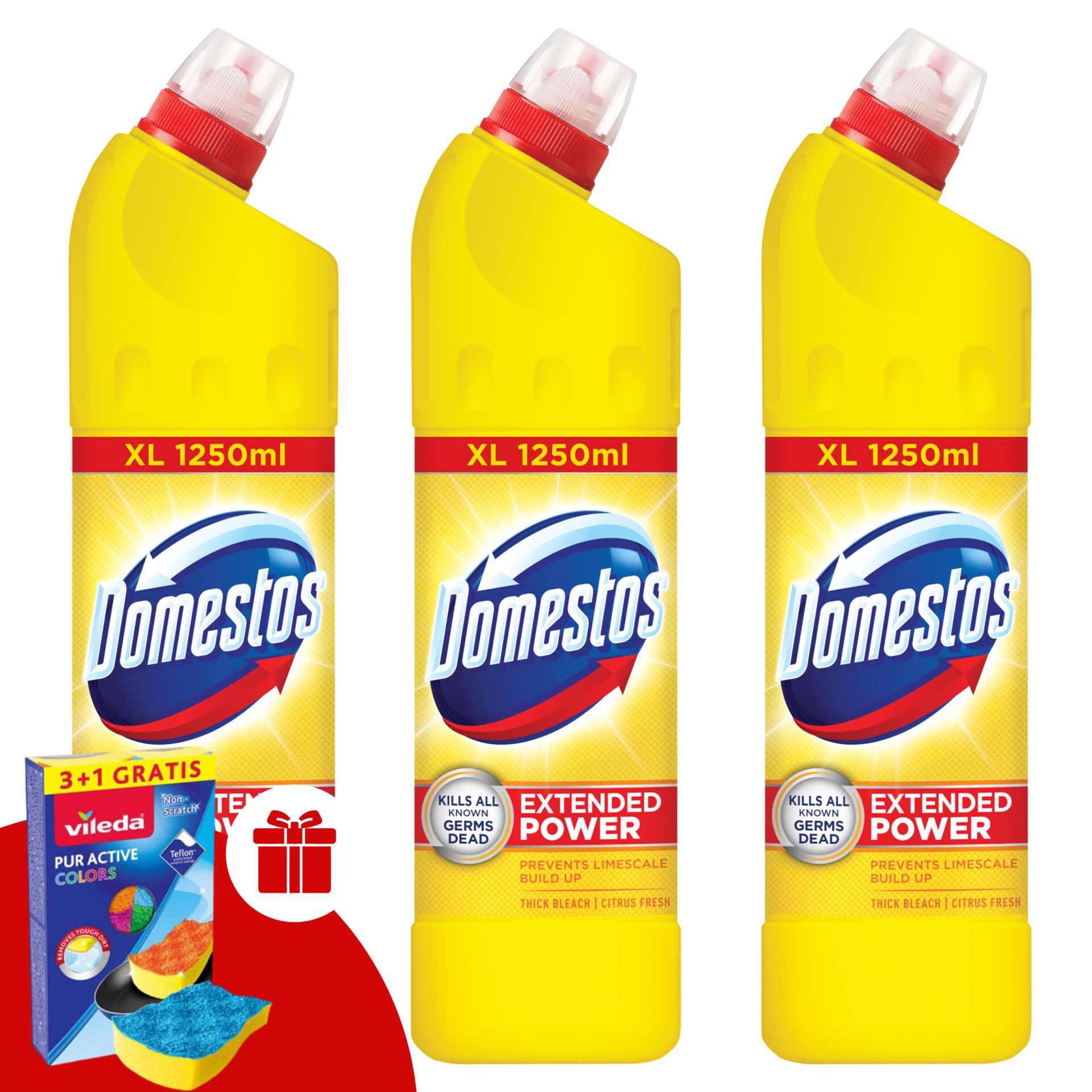 E-shop Domestos Extended Power Citrus Fresh Hustý dezinfekčný čistiaci p...