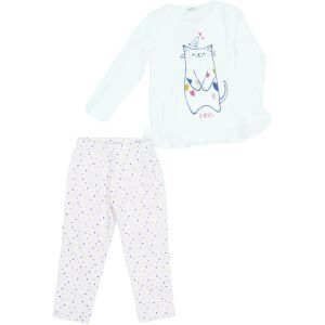 Benetton Fata Set din 2 piese - Top & Bottom (Mărime: 98) 138819578 - Bebeluși și copii mici