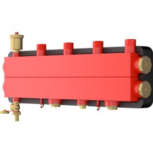 Giacomini R586SEY02 kiegyenlítő osztó, 2 kivezetéssel, DN25, 2 független zónával, összterület 350nm, 150nm radiátoros fűtés és 200nm padlófűtés 138819973 - Giacomini