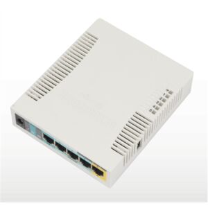 Mikrotik RB951Ui-2HnD WiFi Router s PoE, bijeli - MikroTik