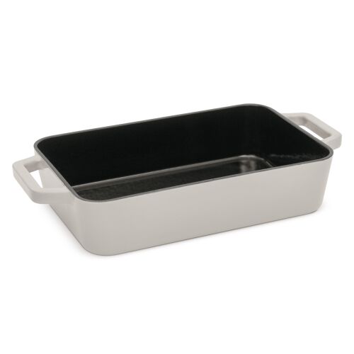 Berlinger Haus BH-6529 Żeliwna patelnia do smażenia z kolekcji Sahara 30 cm - kremowa