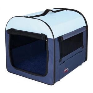 Trixie Basic Mobil Kennel - Utazótáska - M 55x65x80cm - Kék