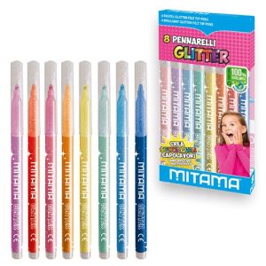 Mitama Glitter Rostirón Készlet - 8 db csillámos filctoll