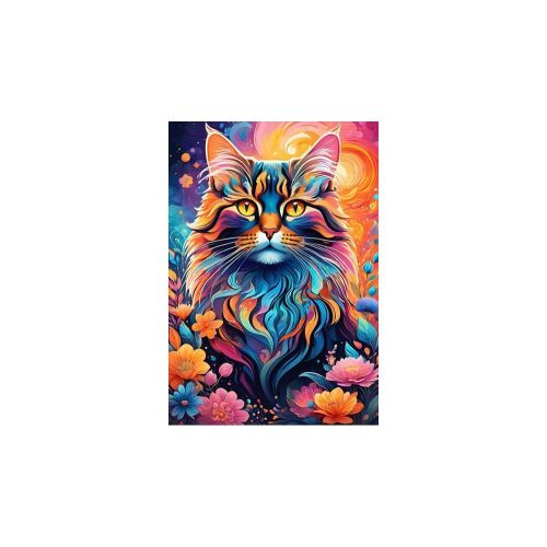 Kész Alipson 1000 darabos, színes macskás puzzle - Alipson
