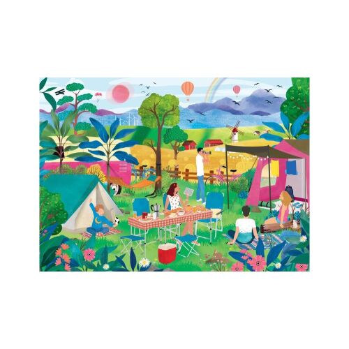 Pieces & Peace Summer Camping 1500 darabos kirakó puzzle - Pieces & Peace