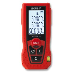 SOLA-Metál Vector50 Lézeres Távolságmérő - 50m 138851973 - Sola