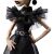 Részletes nézet a Monster High Wednesday baba ruhájáról és kiegészítőiről
