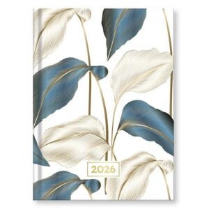 VECTRALINE Softy flowers türkiz 2026 napi határidőnapló B/6 borító - Irodai kiegészítő