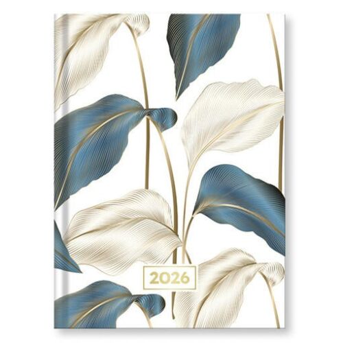 VECTRALINE Softy flowers türkiz 2026 napi határidőnapló B/6 borító