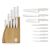 Berlinger Haus BH-3121 Sahara Collection 10 piece knife set with bamboo stand - Cream 138864994