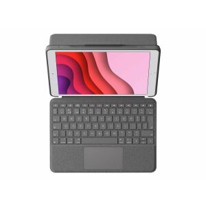 Logitech Folio Touch iPad Billentyűzetes Tok - QWERTZ, Svájci kiosztás, Szürke 138867567 - Billentyűzet