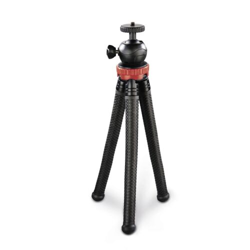 Stativ Hama mini Flexpro 3in1, 27 cm, rot