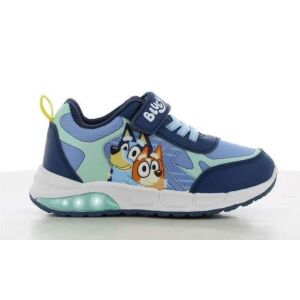 Bluey Leucht-Sneaker - Blaue Kinderschuhe mit Klettverschluss - Schuhe für Kinder
