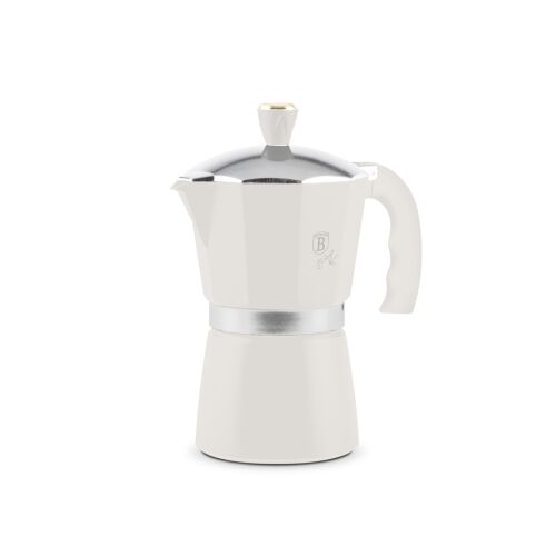 Berlinger Haus Sahara Collection Cream 3-Cup Stovetop Espresso Maker