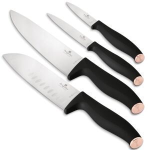 Berlinger Haus Black Rose set noževa od 4 komada s kuharskim, Santoku, univerzalnim i nožem za guljenje - Kuhinjska kuka