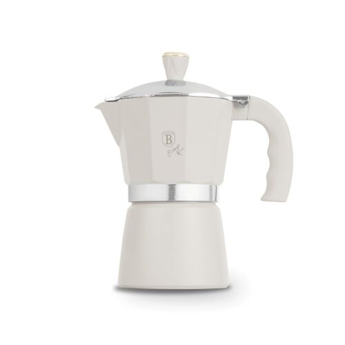 Berlinger Haus BH-8572N Sahara Collection Cream Stovetop Espresso Maker