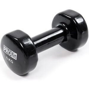 Hantel winylowy Profit 5 kg czarny DK 4102 138892417 - Trening w domu