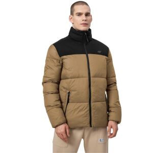 Muška jakna 4F svijetlosmeđa H4Z22 KUMP005 82S 138892581 - Moda i odjeća