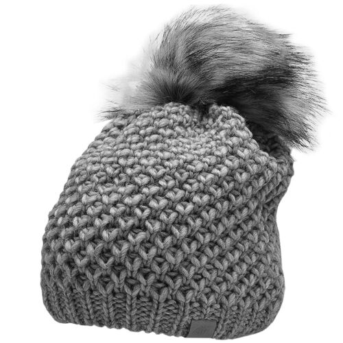 Dámska čiapka 4F sivá melanž H4Z22 CAD014 25M 138892640