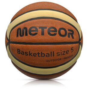 Meteor Cellular 5 Basketball Braun und Creme 10100 138892650 - Basketball