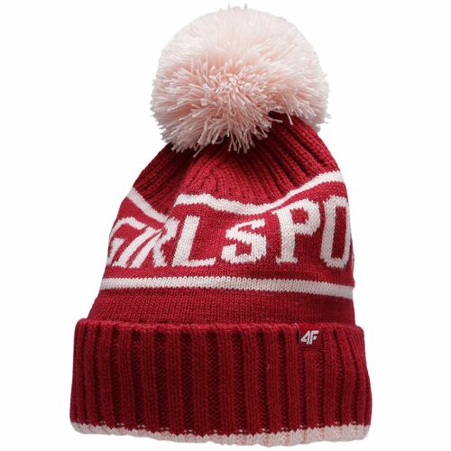 Pălărie roșie 4F pentru fete HJZ22 JCAD005 62S 138892643