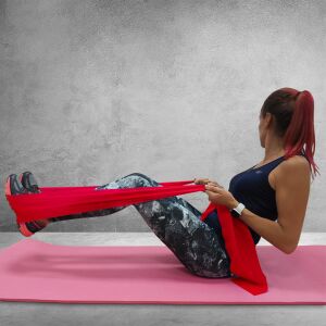 Fitness Profit Erős Edzőszalag - Piros, 120cm