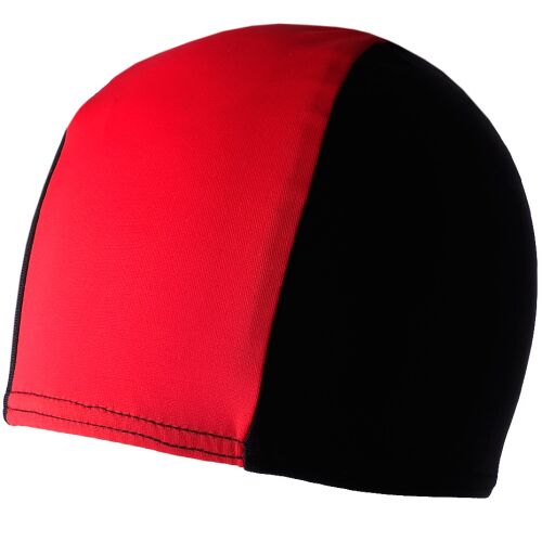 Crowell Lycra Senior Badekappe Schwarz und Rot 138892714