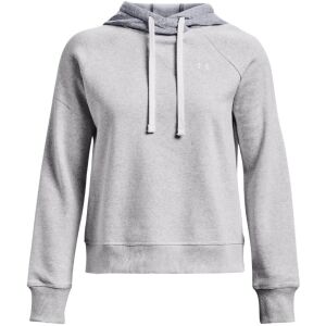 Under Armour Rival Fleece CB Hoodie Grau 1373031 014 138893067 - Pullover für Damen