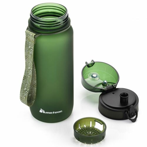 Sticlă sport Meteor 650 ml verde închis 74602 138893225