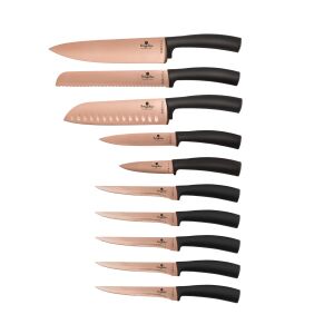 Berlinger Haus BH-2610N Metallic Line Rose Gold Edition Set de cuțite 11 piese - Rose Gold