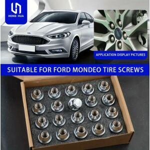 Roxy Ford kerékanya szett 20db-s,  Ford Mondeo M12X1.5 polírozott kerékanya Ford Mondeohoz 138894052 - Kerékcsavar
