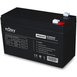 NJOY 12V 9Ah AGM Akkumulátor - UPS és Riasztórendszer Akkumulátor 138896267 - NJoy