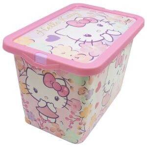 Hello Kitty Pasztell Műanyag Tároló Doboz - 7L
