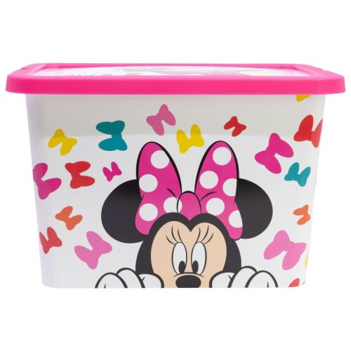 Disney Minnie Edgy Bows 7L műanyag tároló doboz