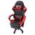GOBORELAX black and red gaming chair with footrest