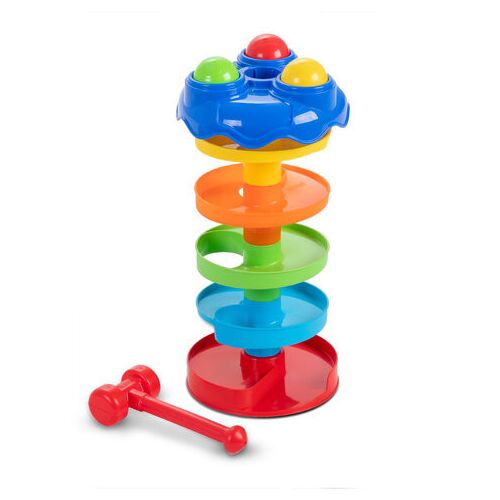 PILSAN Golyópálya Kalapáccsal és 3 Labdával - Fejlesztő Játék 138910665