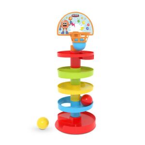 PILSAN Színes Golyópálya Kosárpalánkkal - 3 labdával