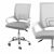 Pepita ergonomikus irodai forgószék, fehér és szürke, hálós háttámla, állítható magasság