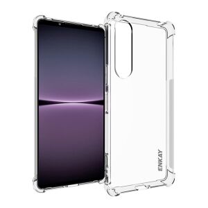 ENKAY Sony Xperia 1 V ütésálló szilikon tok - Átlátszó 138912279 - Enkay